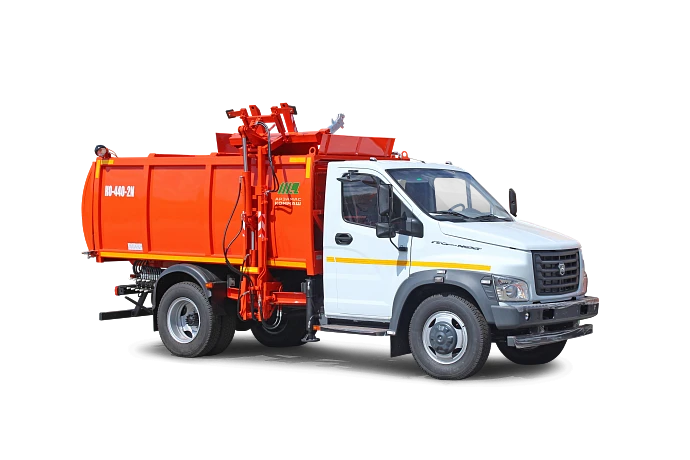 Garbage truck KO-440-2N, type KO-440, modification KO-440-2N, base chassis and vehicles: GAZ-C41R13, GAZ-C41R33.