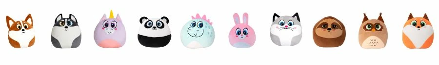 Soft stuffed toy "Round animal-shaped pillow" 30cm