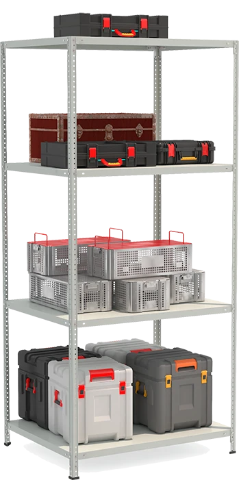 Metal shelf reinforced shelving unit model STF Shelf 1084-2.2
