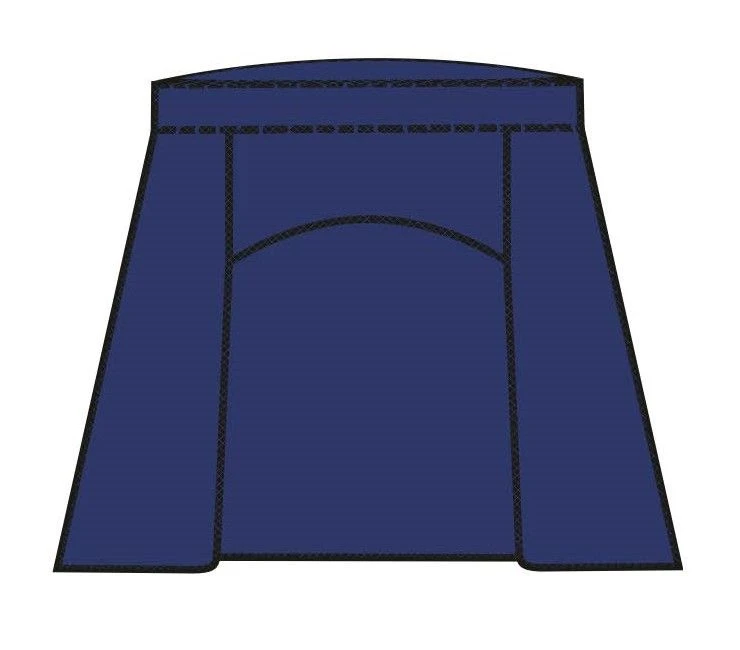 Flame-retardant, anti-electrostatic head net for protection against harmful biological factors (bloodsuckers).