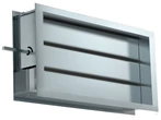 Air curtains with electric actuator stand DRr