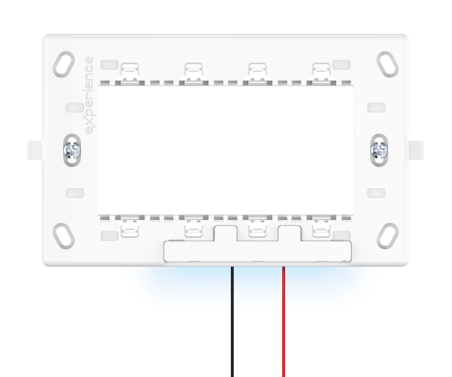 CADUCEUS ALING Experience Mounting frame with blue LED light, 4M, screw fixing, art. no. 71303.5. 71304.5