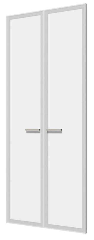 MAGNA Panelled door to wide shelving unit / glass, Art. no. MDSH 05