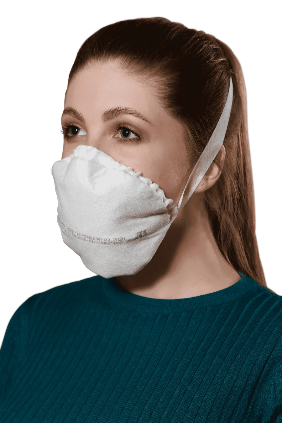 Filtering half-mask for protection against aerosols with additional protection against vapours and gases - respirator "Lepestok-