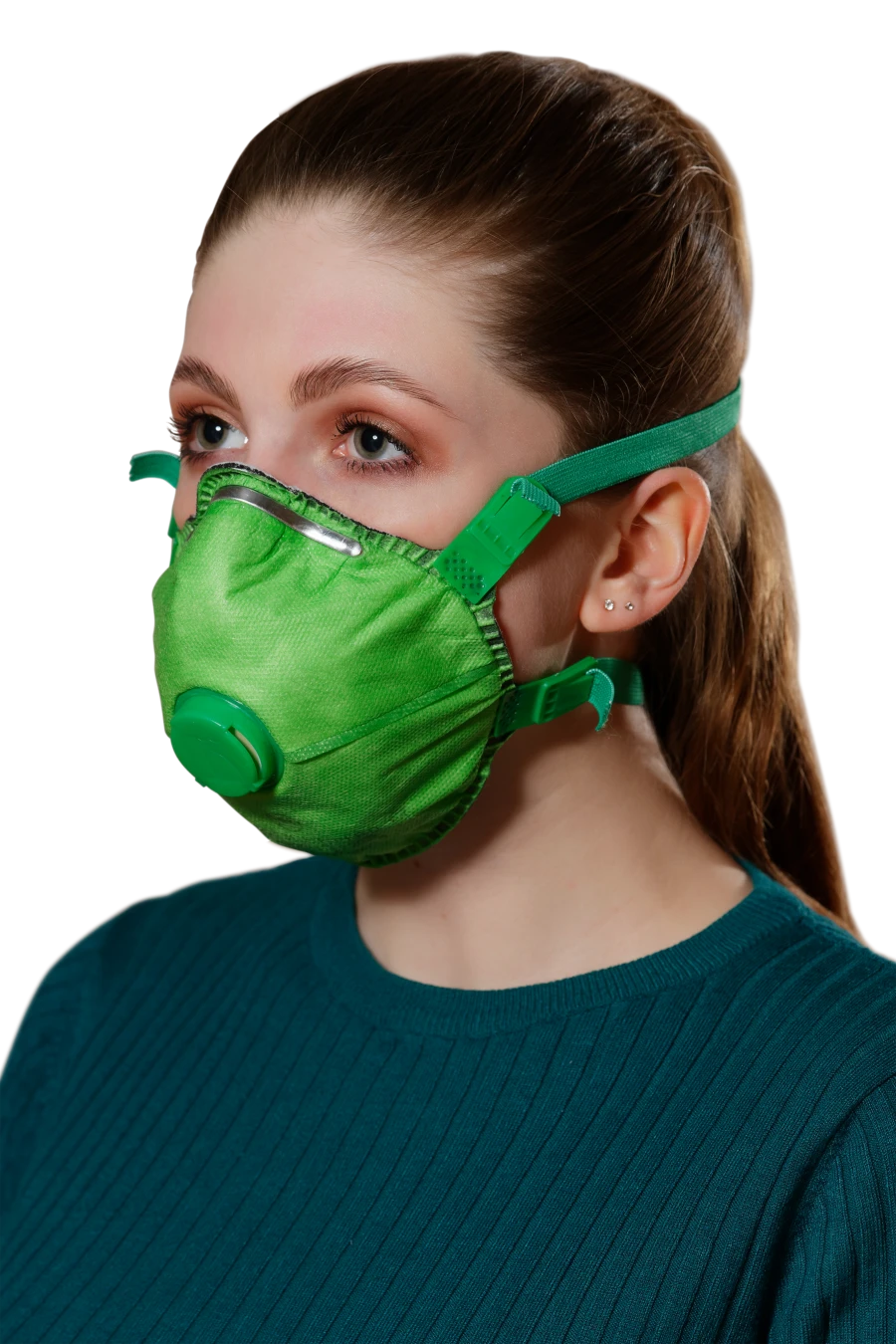 Filtering half-mask for protection against aerosols with additional protection against vapours and gases "Respirator "SPIRO-313E