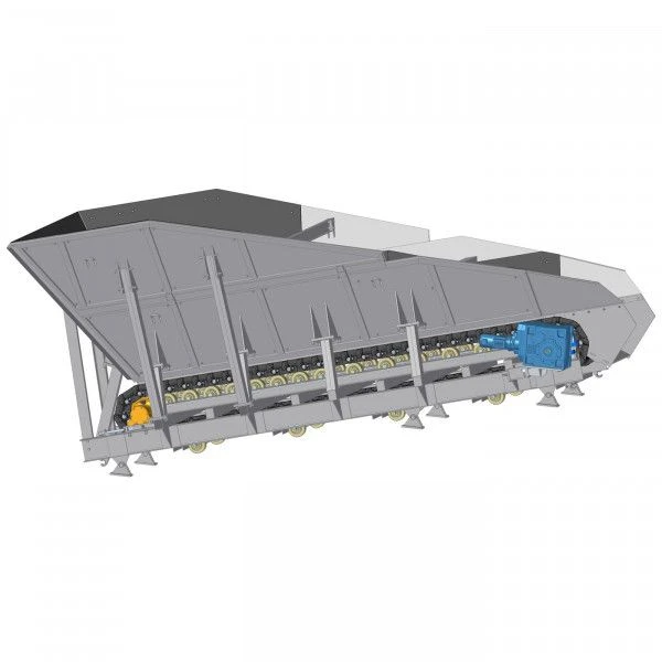 Plate feeder with hopper