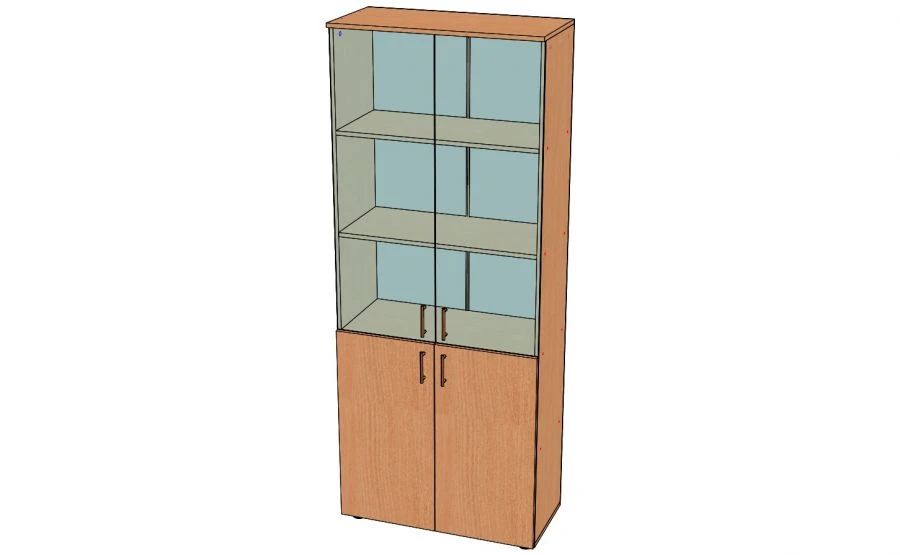Document cabinet with glass. Model: ??-3