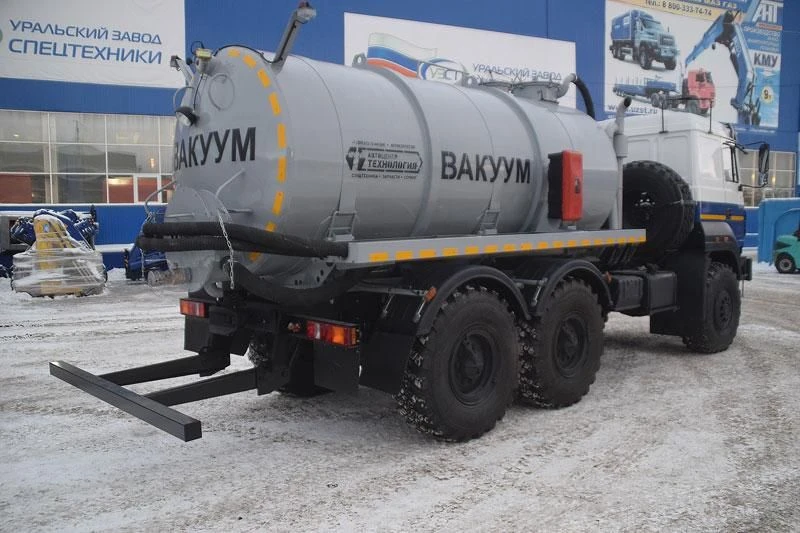 Slurry tanker (MB), UZST brand, type UZST02, modification 5676-17 on chassis Ural 5557-80