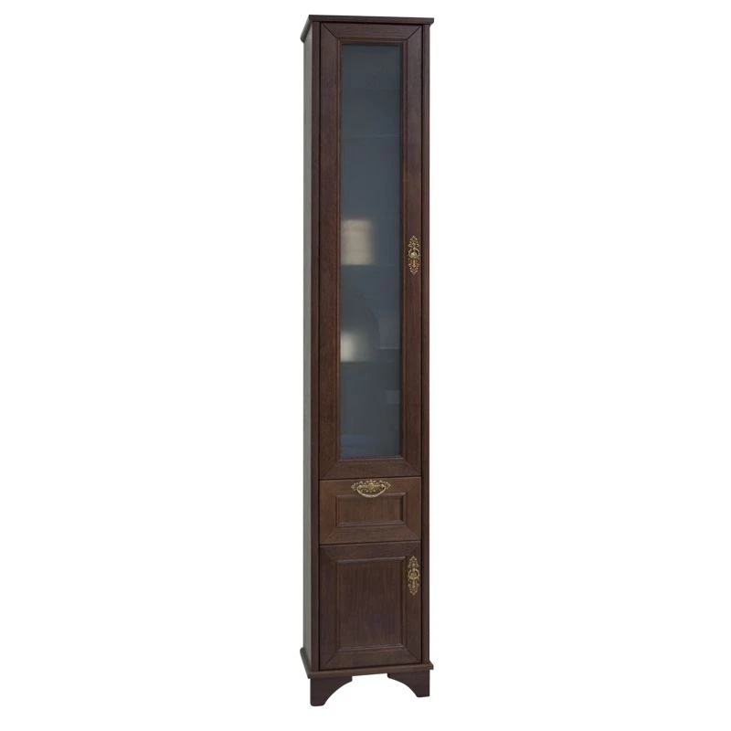 Cupboard - column Aquaton Idel left oak chocolate 1A198003IDM8L1.A198.0.03I.DM8.L