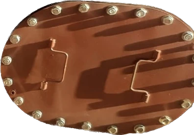 Steel ship throat