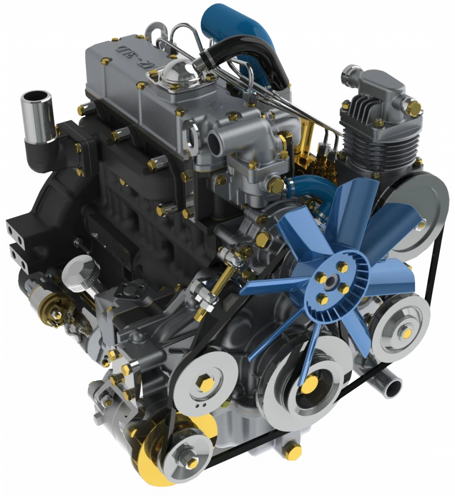 Diesel engine MMZ-3LD
