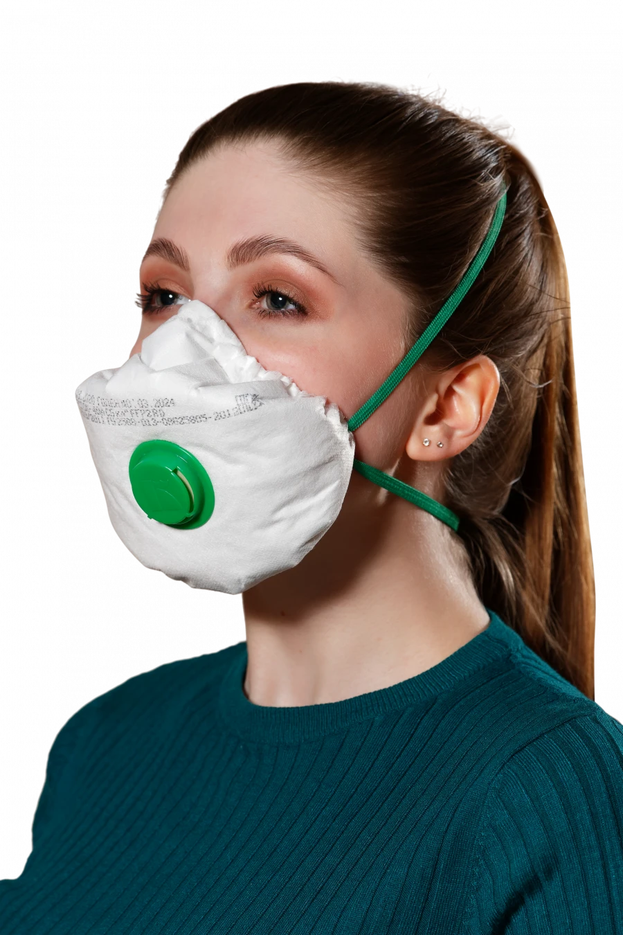 Disposable filtering mask for protection against aerosols "Respirator "Lepestok-40 SB Cl" FFP2 NR D".