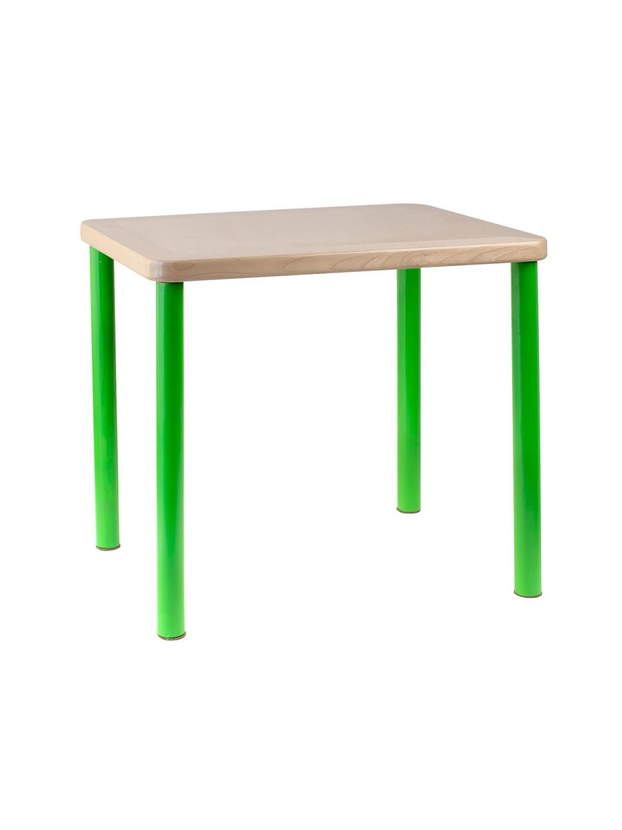 Children's square table 400 / green