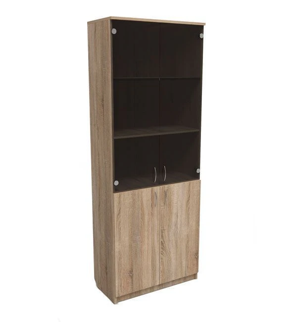 Office filing cabinet with glass doors (SHL18)