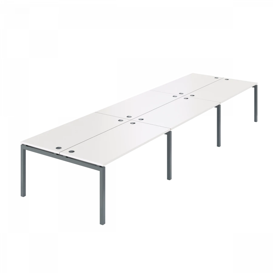 Double metal-framed bench SMS6-P-10K.149.Pr50