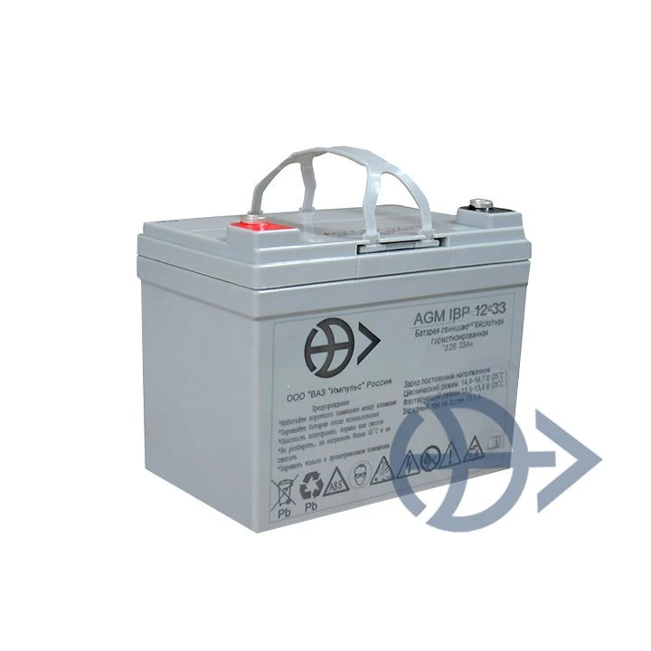 AGM IBP IBP 12-33 maintenance free stationary sealed lead-acid rechargeable battery