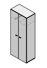 Wardrobe. Set of furniture "Air Zone"