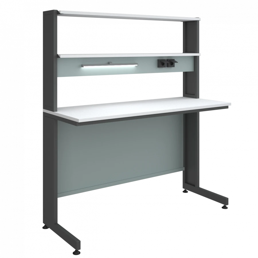 Low laboratory table with extension 2
