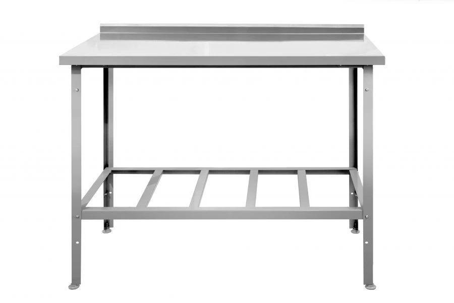 Production table with lattice shelf wall-mounted (with side) SPRO 6*6