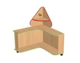 Wooden didactic table