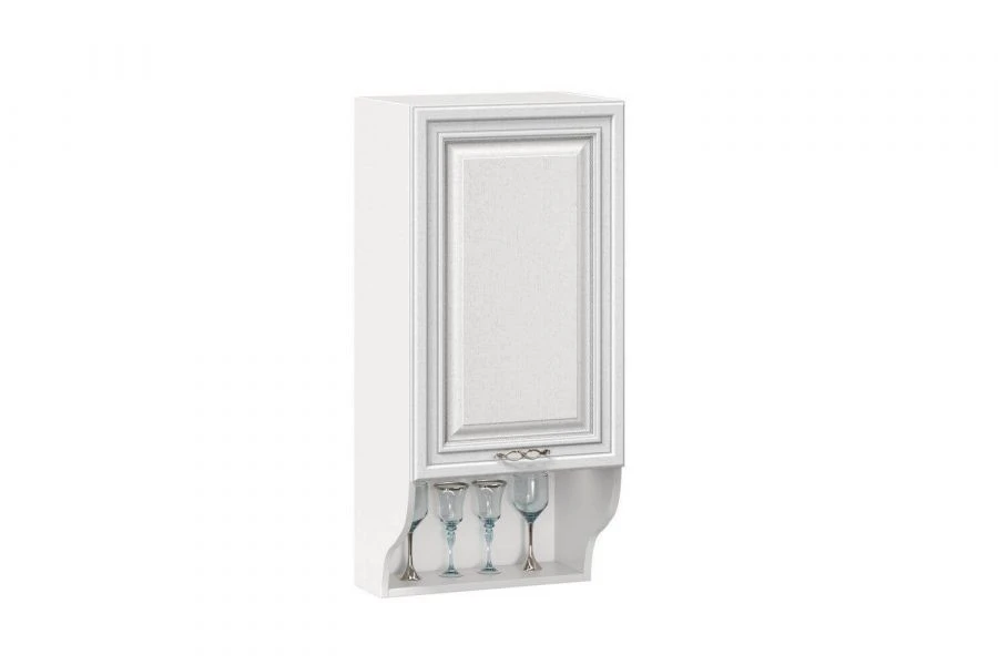 Type 4 LD.270530.000 Kitchen cabinet 450 high with open shelf (White M )