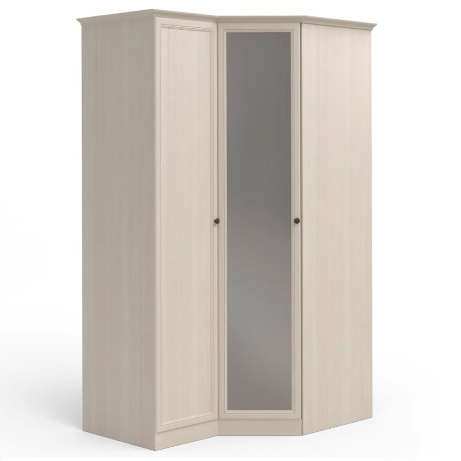 "Camilla" FU5-01.T8L, Corner cupboard (1door + corner with mirror) from the set of modular furniture "Camilla".