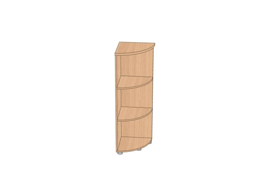 Corner shelving unit, medium 402*402*1230 mm APSUS