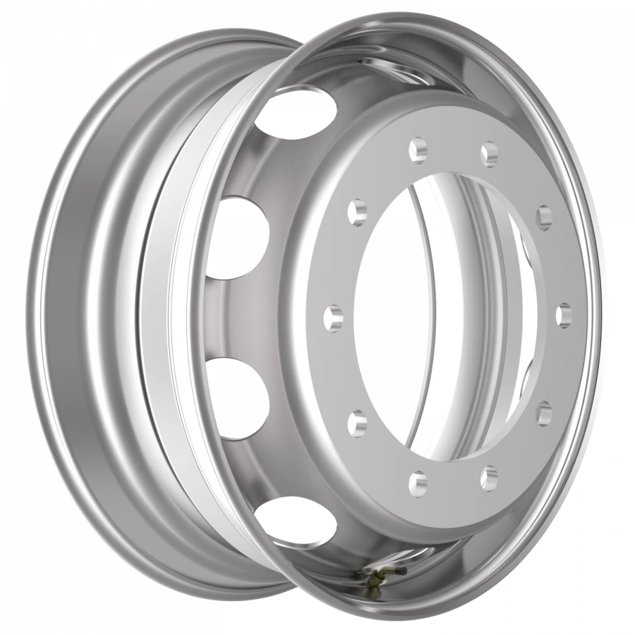 Steel truck wheel with non-disassembled rim, size 22.5x8.25, Product No. RZB15098OE