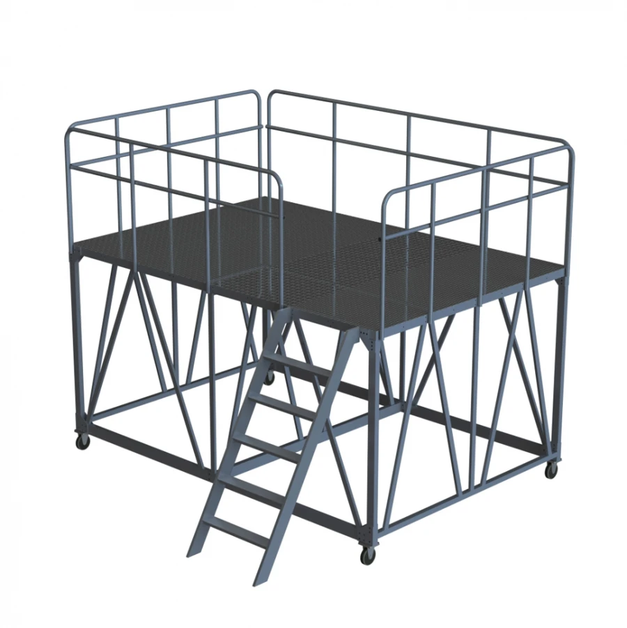 Aluminium mobile heavy duty platform PSA-1200-1100