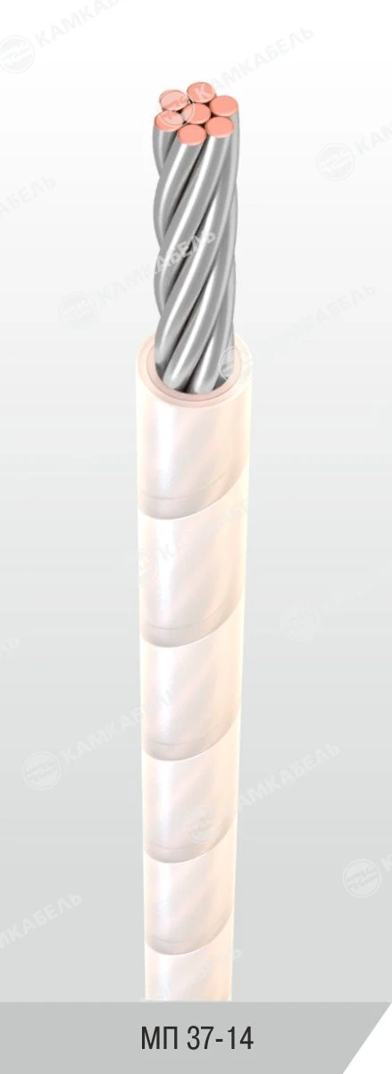 Film-insulated assembly wire for operation at rated alternating voltage up to 500 V with frequency up to 10000 Hz and at constan