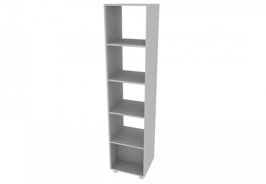Shelving unit open double-sided 5-drawer 407x380x1796mm (WxHxH)