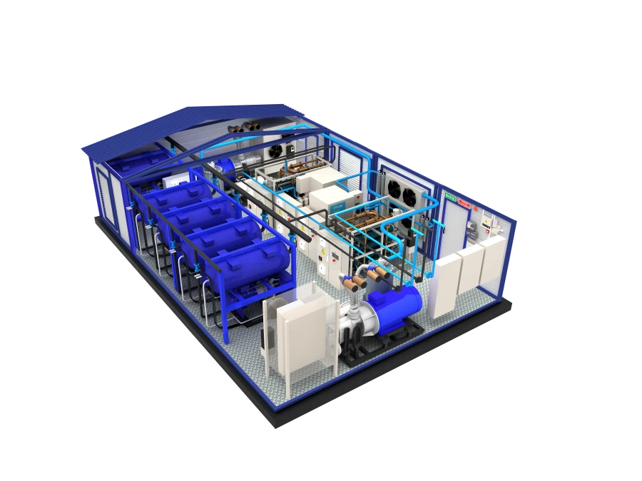 Manufacturing of adsorption nitrogen plant.