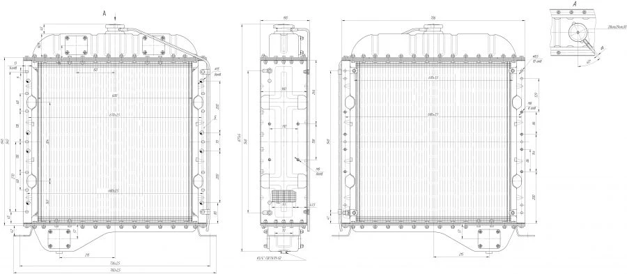 Water radiator TO-28A. 1301. 100