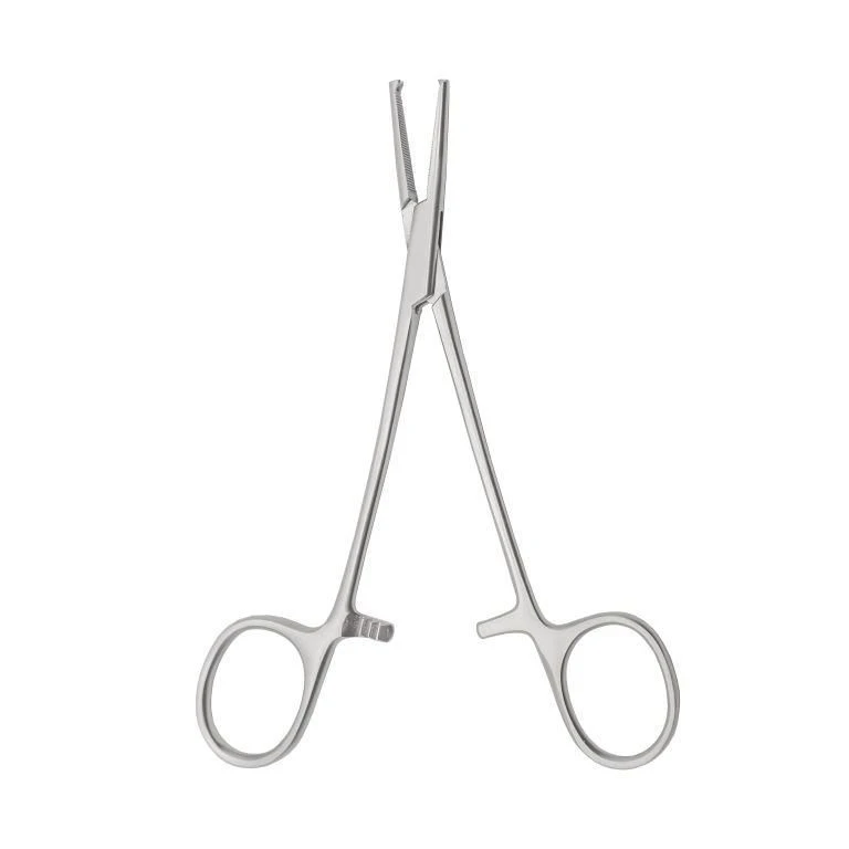TZ-01-285-16 1x2-tooth toothed hemostatic clamp, straight, 160 mm
