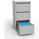 Metal file cabinet