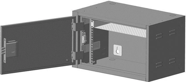 Reinforced wall-mounted switchgear cabinet SHRNu-7U-600x350x350