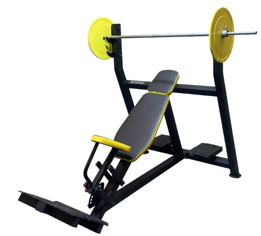 Incline bench for barbell bench press