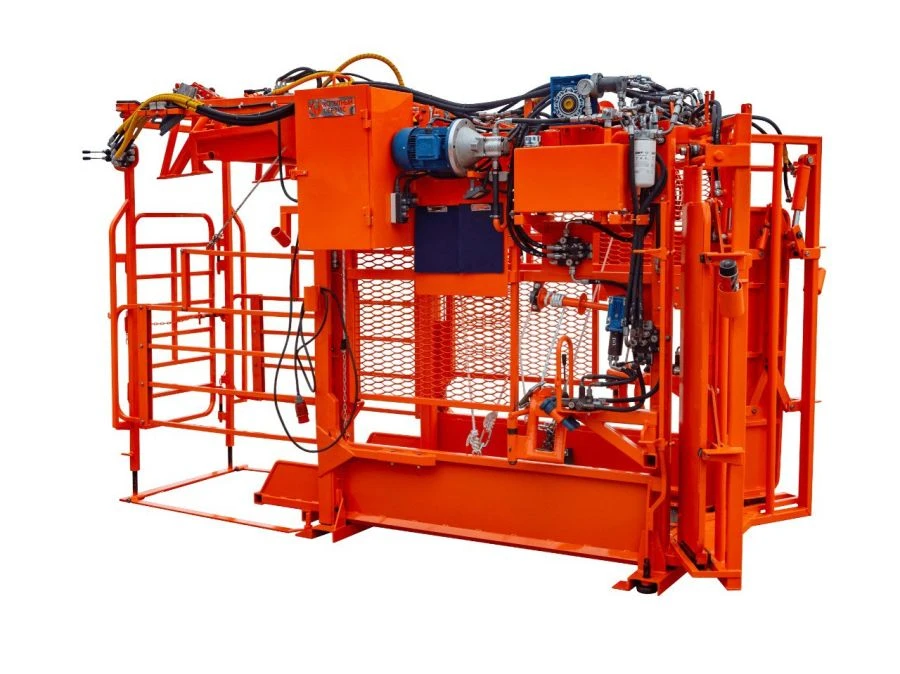 Machine for fixation and treatment of cattle hooves "Max 5"