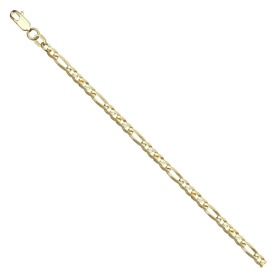 Gold neck ornament Chain 585 green Montreal with diamond cut pattern NC17-024A 0.5MM 50SM 7.23G