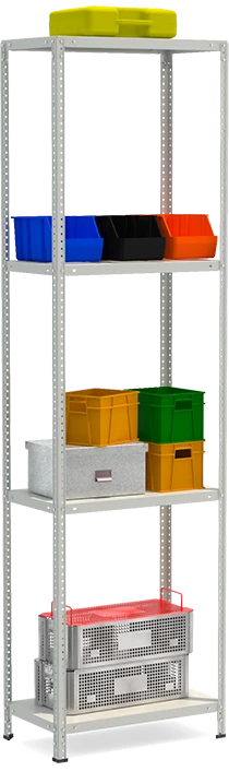 Metal shelf reinforced shelving unit model STF Shelf 744-2.5