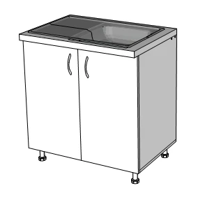 Table under sink