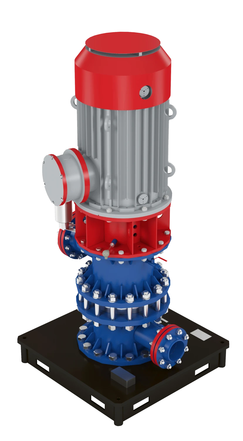 Vertical centrifugal electric pump units type CNS