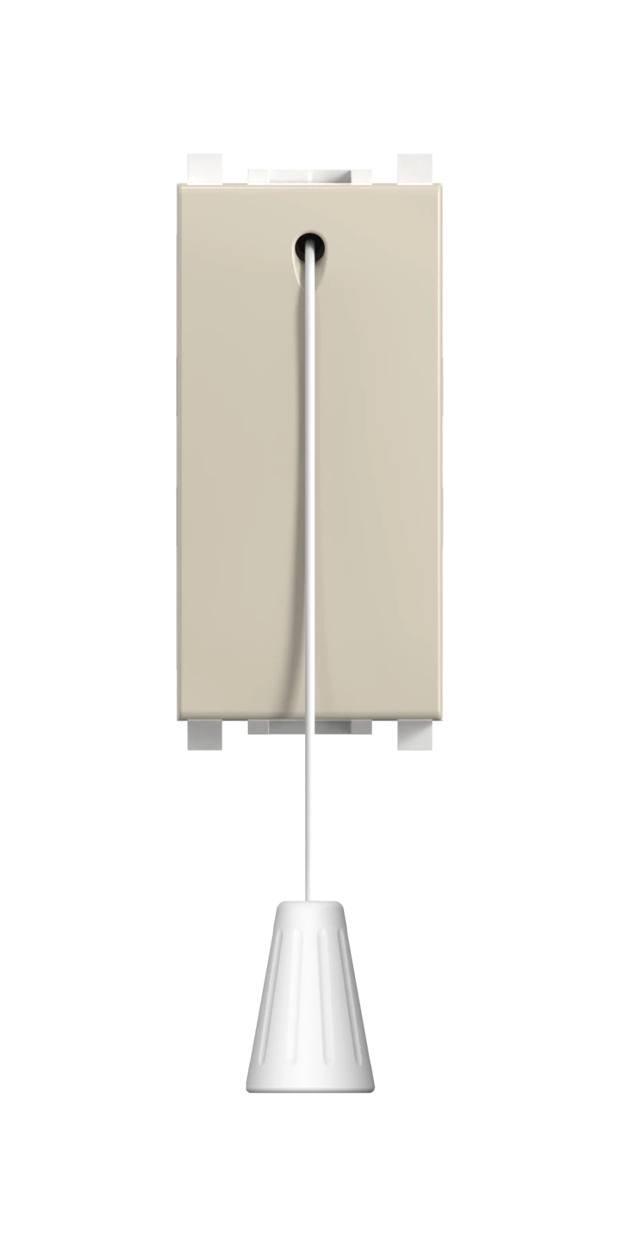 CADUCEUS ALING Experience Flush-mounted switch with cord, 16AX, 250V~, 1M, beige, item no. 72117.9