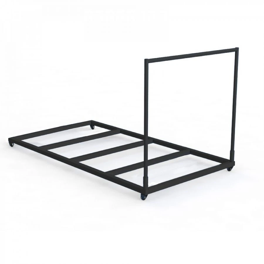 Metal mat transport trolley