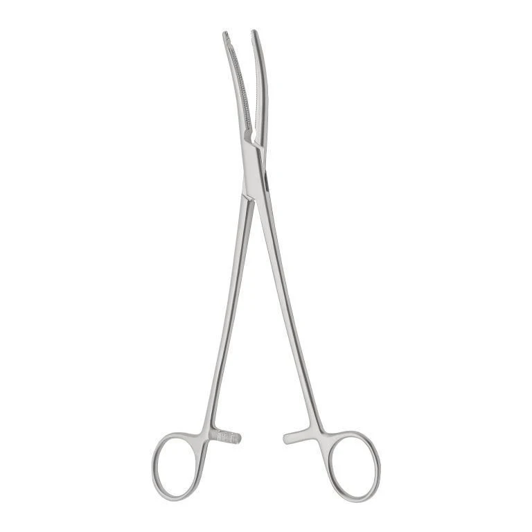 TZ-01-268-21,9 Rigid clamp for vaginal operations No.1, curved, 219 mm