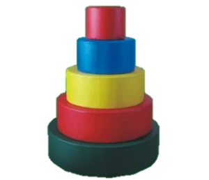 Game puzzle "Pyramid" (round, square)