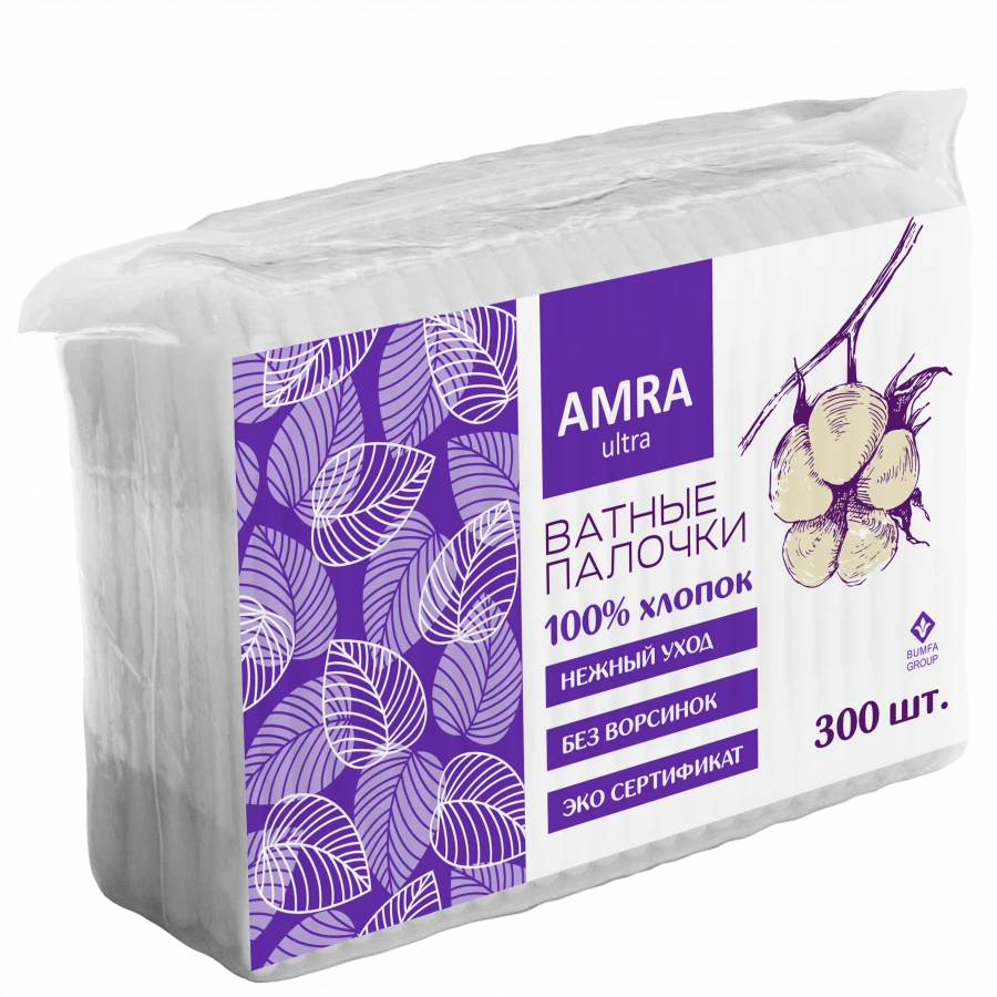AMRA cotton buds (packet) 1/300/16