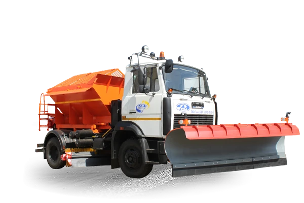 Combination road machine ED 244N on the basis of chassis MAZ 4381C0