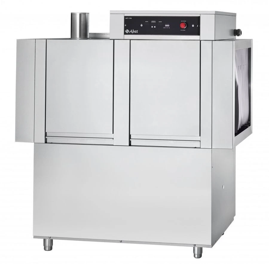 Tunnel electric dishwashing machine, capacity 1700 pcs. of plates per hour type MPT-1700-01l
