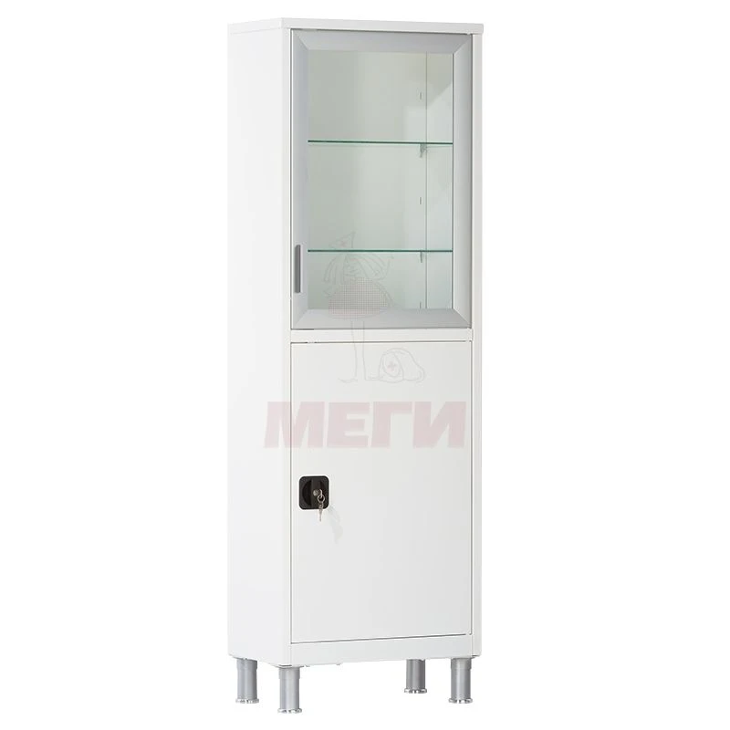 ??-01-???(???-645.12) Single-leaf two-section medical metal cupboard